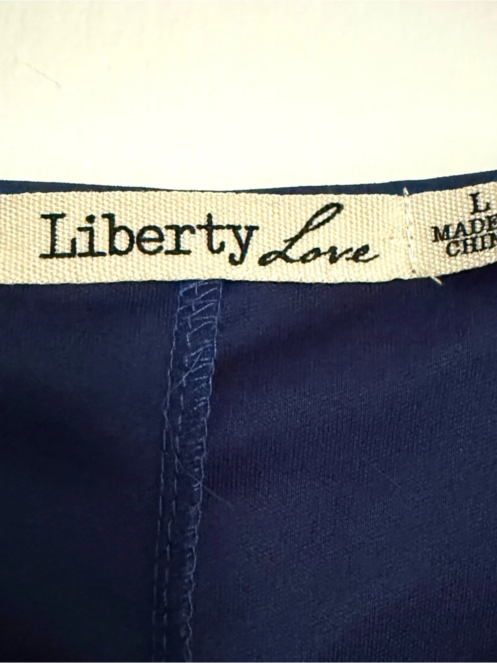 Liberty Love Blue Open Criss Cross Sleeve Dress